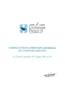 CODICE ETICO GIOVANNI PAOLO II